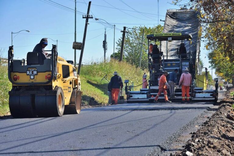 Luján: Avanza plan de pavimentación de 32 cuadras