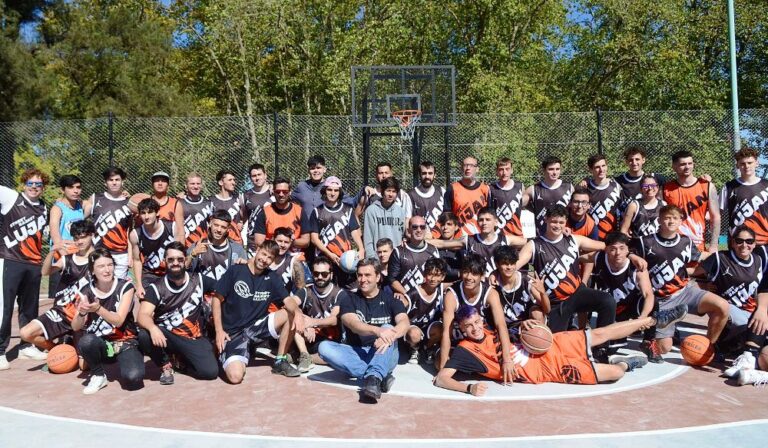 Luján: Inauguran canchas de basquet en Parque San Martín