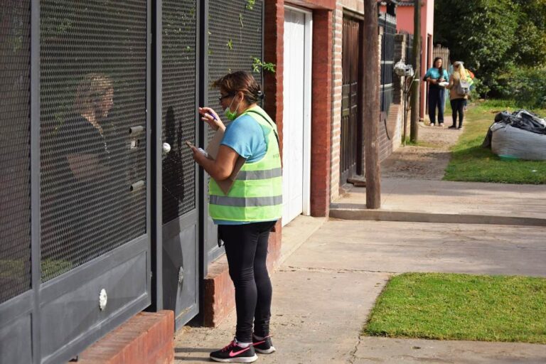 Operativos de relevamiento territorial en Luján