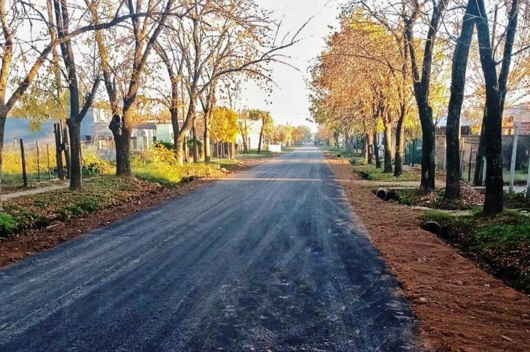 Olivera es otra localidad beneficiada por plan de pavimentación