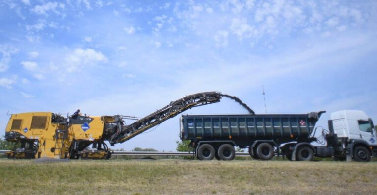 Repavimentan tramo de la ruta nacional 7