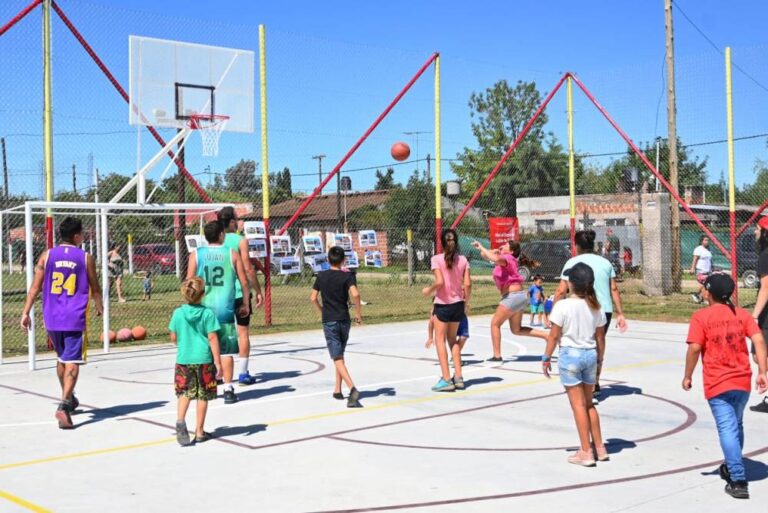 Construirán cuatro playones deportivos en Luján