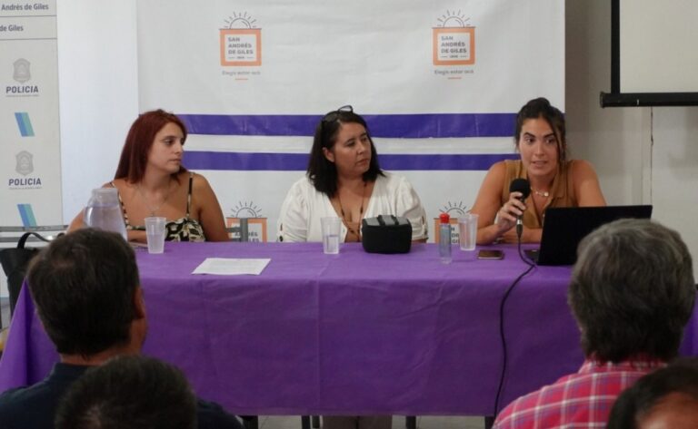 Violencia de Género: Encuentro por monitoreo electrónico en Giles