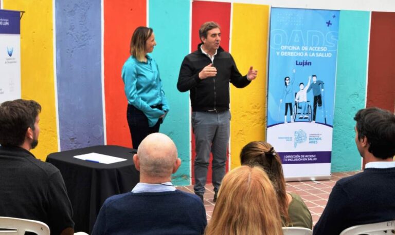 Luján: Inauguran oficina de acceso e inclusión en salud