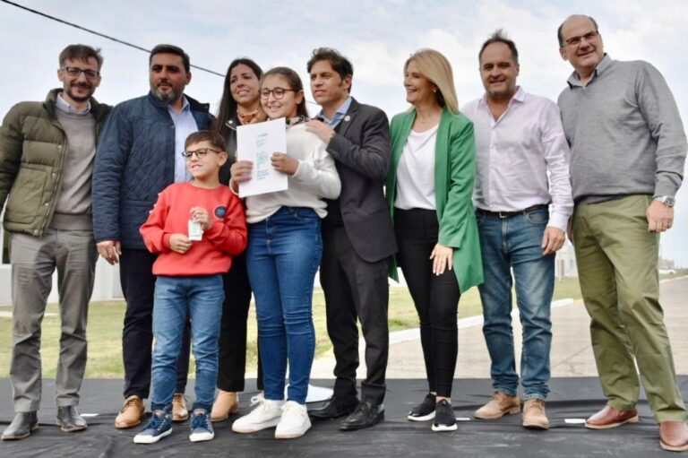 Maggiotti y Kicillof presentaron importante proyecto habitacional en Tandil