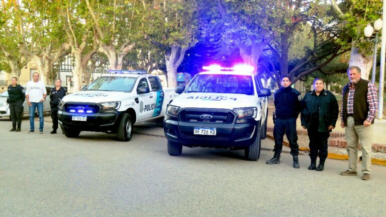 Suipacha recibió dos nuevos móviles policiales