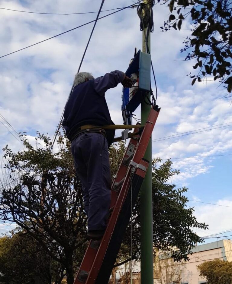 Colocan nuevas cámaras de monitoreo en Suipacha
