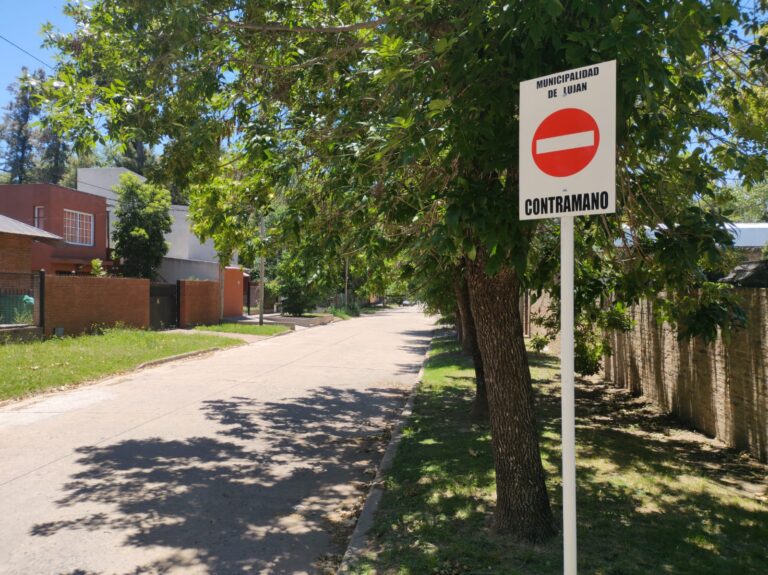 Cambio de sentido en calles lujanenses
