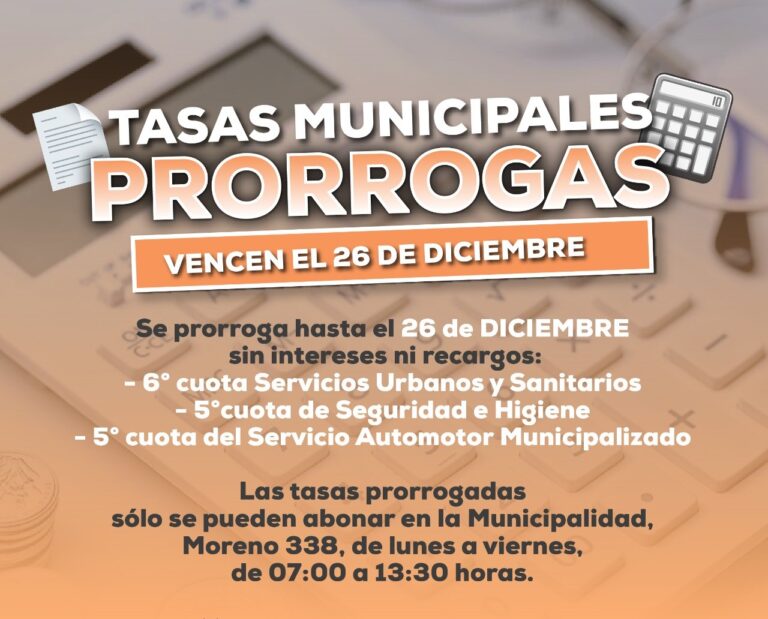 Giles: Prorrogan Tasas y un Impuesto