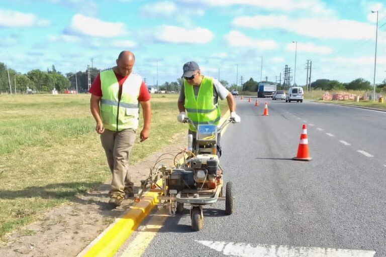 Luján: Mejoras en la rotonda de las rutas 6 y 34