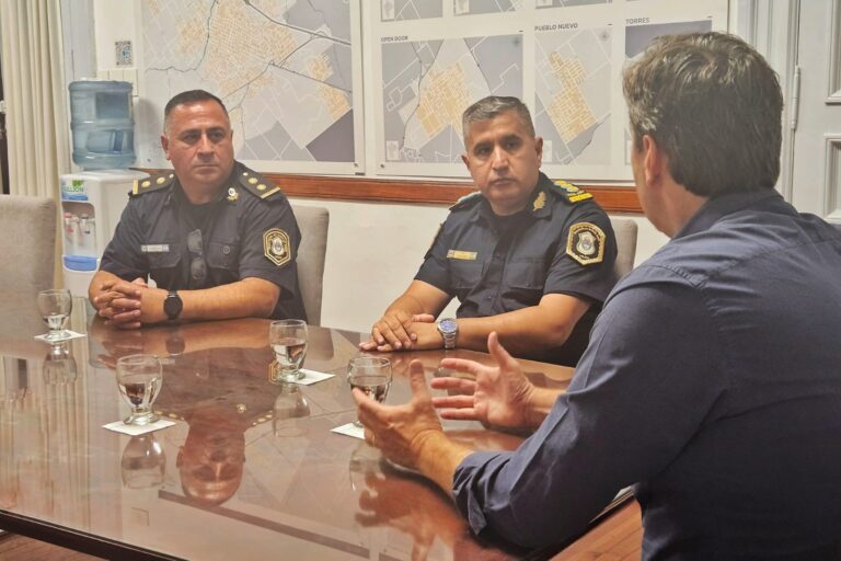 El Intendente Boto se reunió con las nuevas autoridades de la Policía de Luján