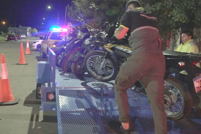 Luján: Un auto y 37 motos secuestradas en operativos de control vehicular