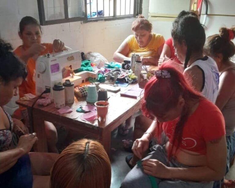 Actividad penitenciaria en el 8M