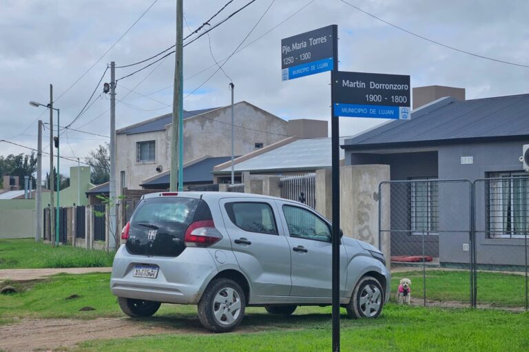 El Municipio de Luján instala nomencladores de calles