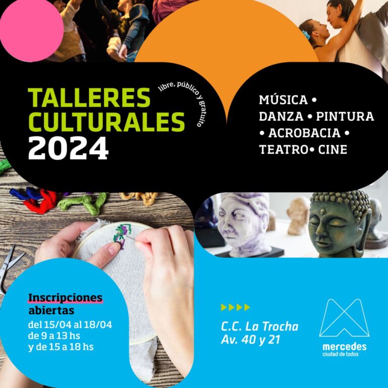 Mercedes: Abre la inscripción a los talleres culturales 2024