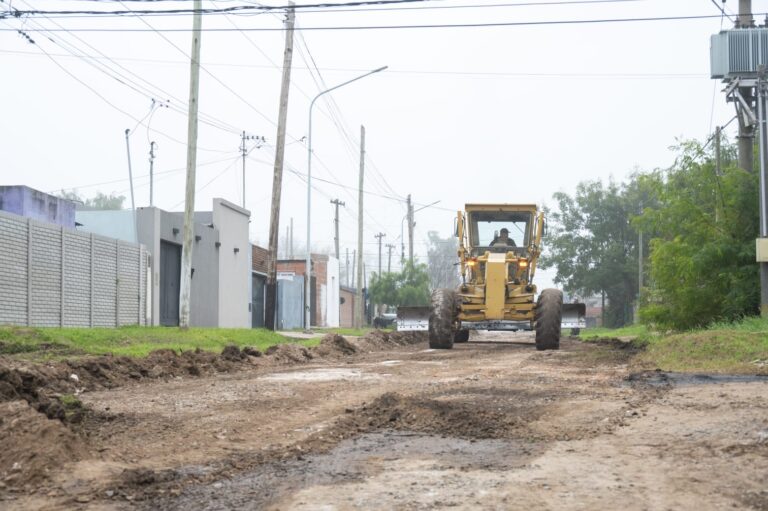 Luján: Plan de mejoras viales en barrio Ameghino