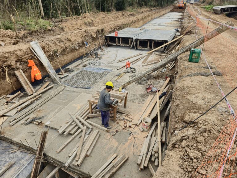 Avanza importante obra pluvial en Mercedes