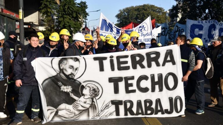Organizaciones obreras convocan a marcha en el día de San Cayetano