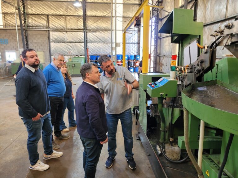 Giles: Visita del Intendente al Sector Industrial