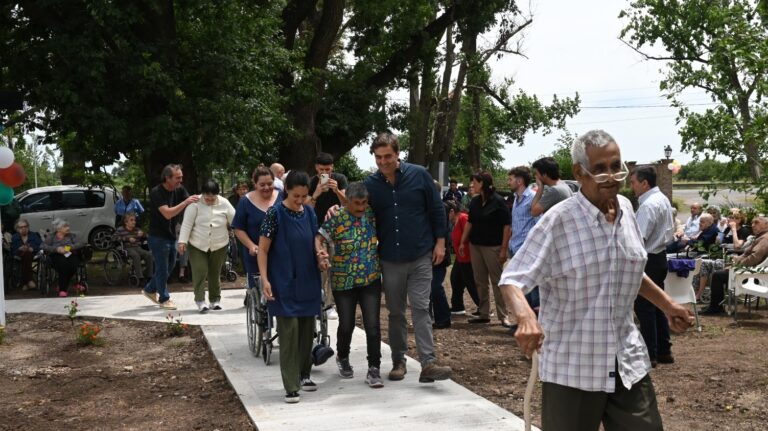 Luján: Nuevo circuito aeróbico para adultos mayores