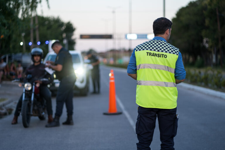 Operativos de tránsito en Luján