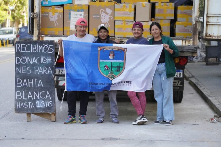 Mercedes y la solidaridad con Bahía Blanca
