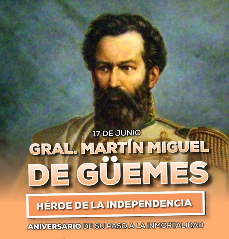 Giles recuerda a Martin Miguel de Güemes