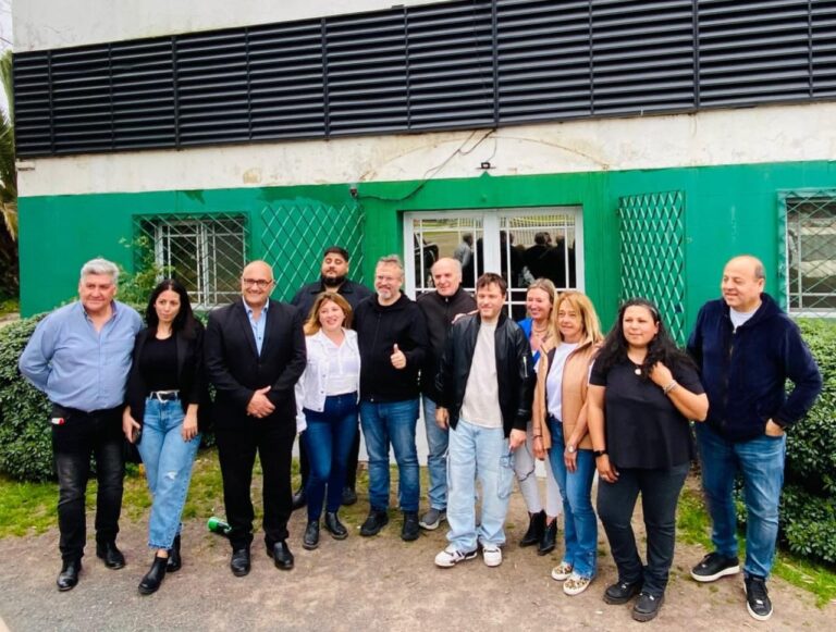 Diego Valenzuela visitó Mercedes el sábado