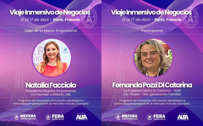 Empresarias mercedinas participarán de misión empresarial en Francia