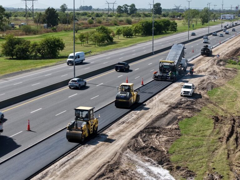 Provincia avanza con la construcción del cuarto carril de la Autopista Buenos Aires – La Plata