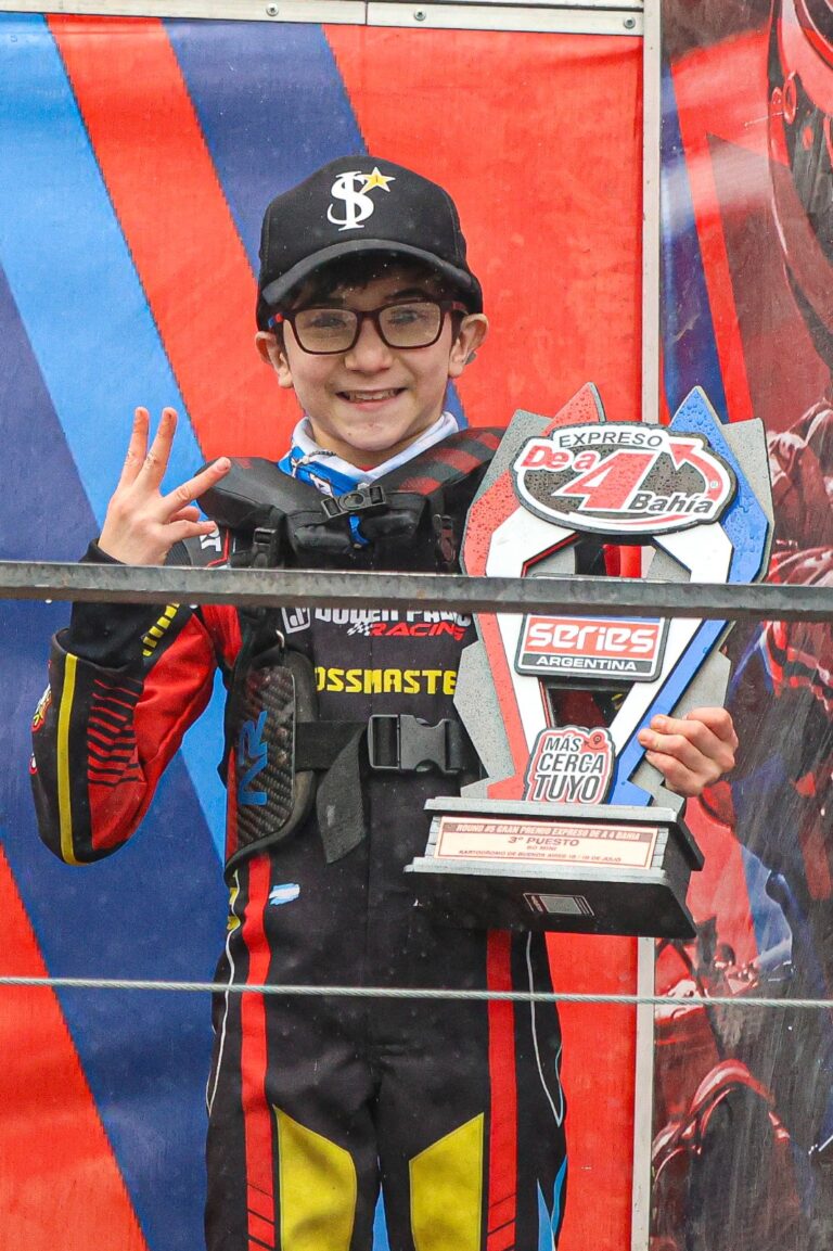 Simón Icazuriaga logró su primer podio en la IAME Serie Argentina