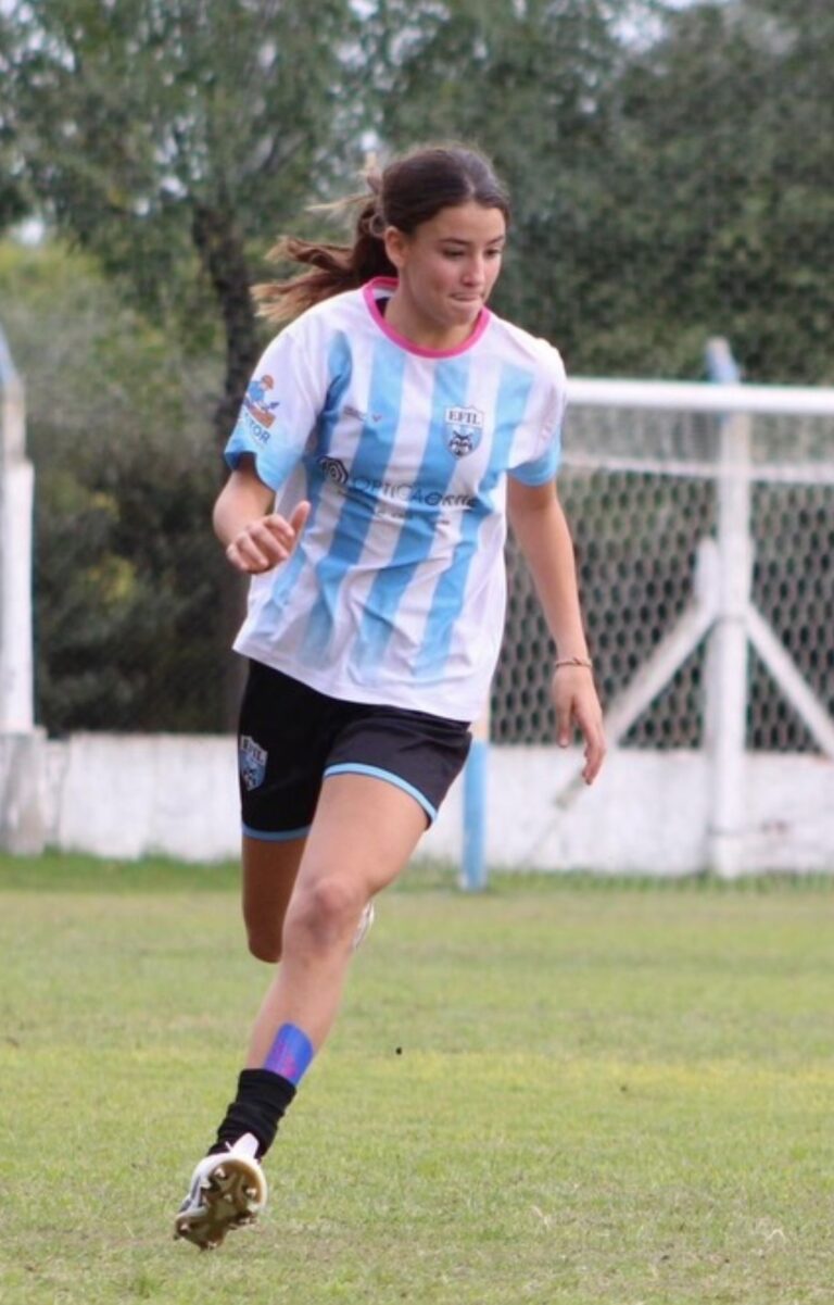 Amanda Diz, una muy joven goleadora que ya deja su sello